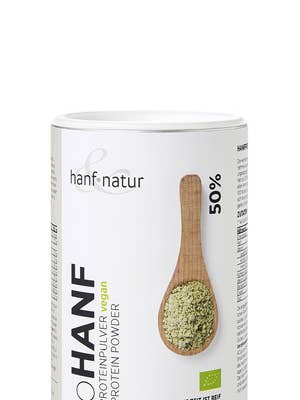 Protéine de chanvre en poudre 450g pour la vente par hanf & natur