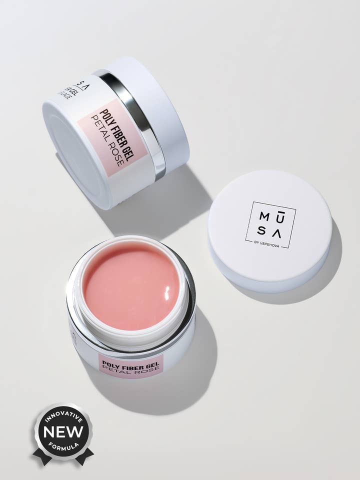 Poly Fiber Gel Blütenblatt Rose - 15 ml für den Großhandel von MUSA