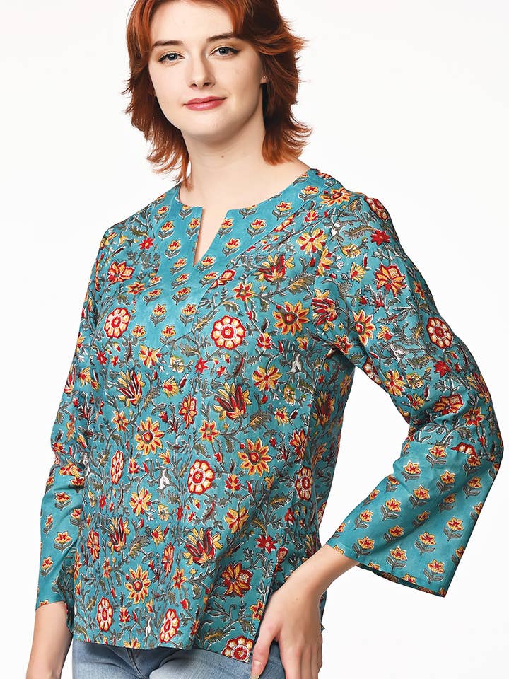 Sevya Handmade - Wholesale Tunic - Women's - Devani Block Print Tunics3
