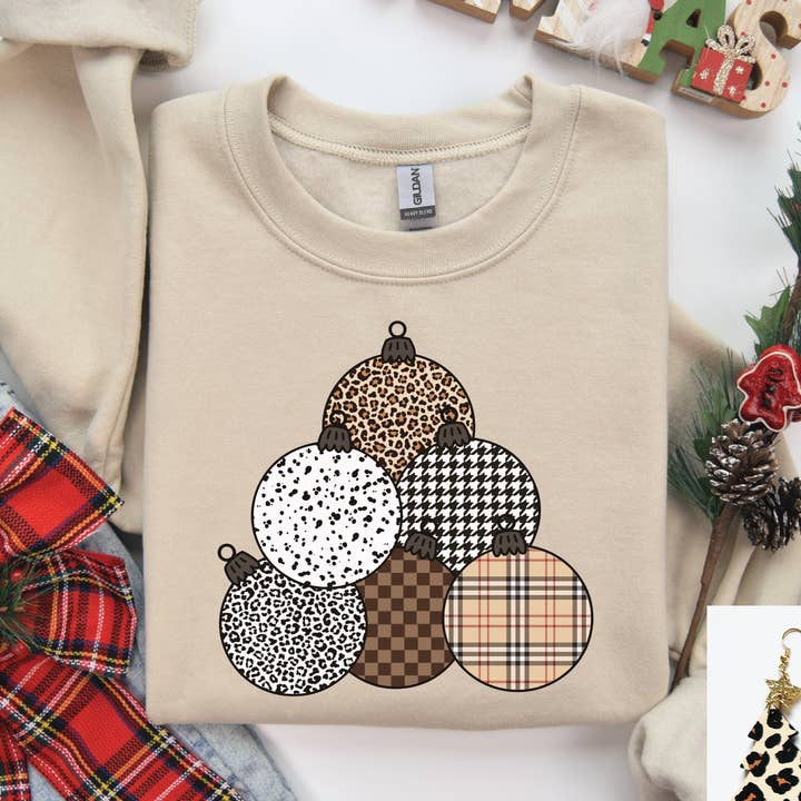 Southern Attitude Designs Inc - Wholesale Graphic Sweatshirt - Unisex - Designer Ornaments0