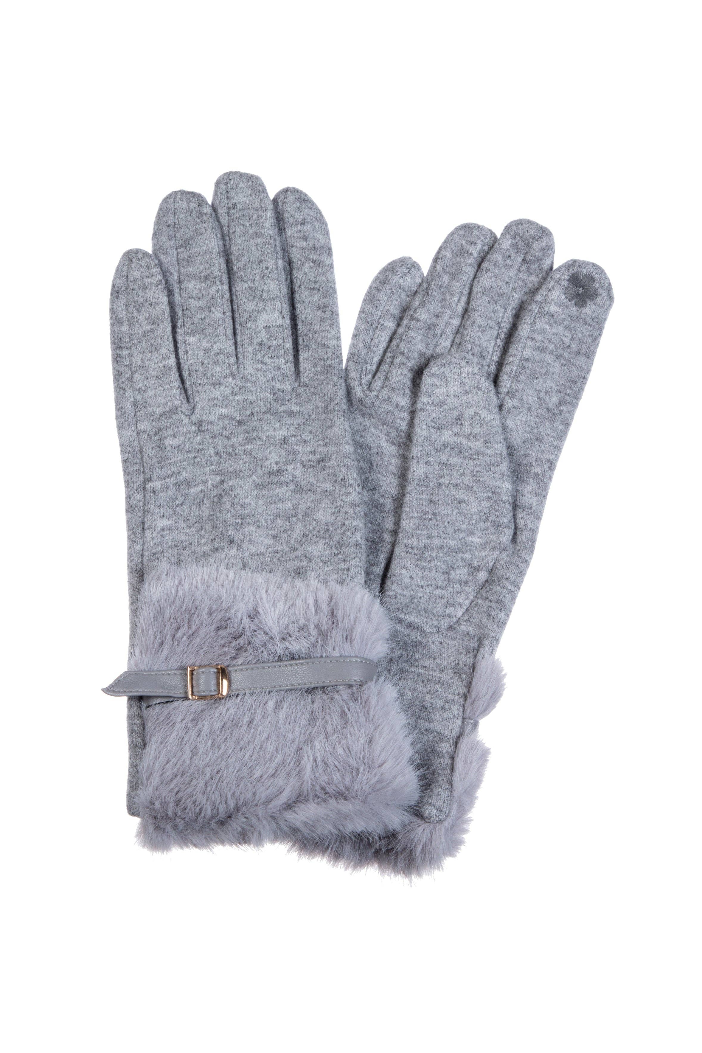 Ole - Vente Gants – femme - Gants à écran tactile en fausse fourrure8