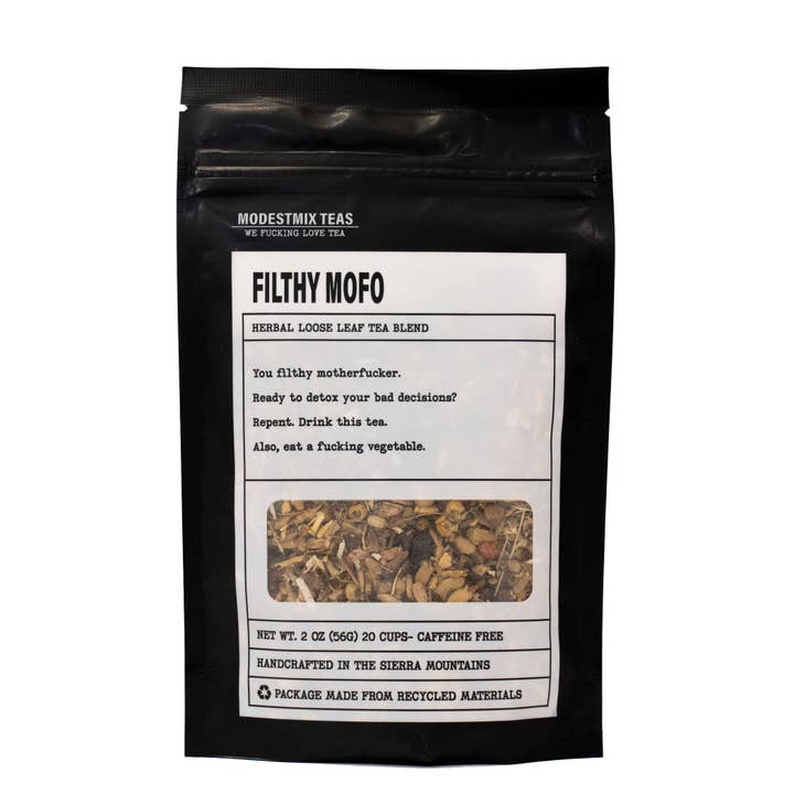 ModestMix Teas - Wholesale Loose Tea - Filthy Mofo: herbal loose leaf tea blend