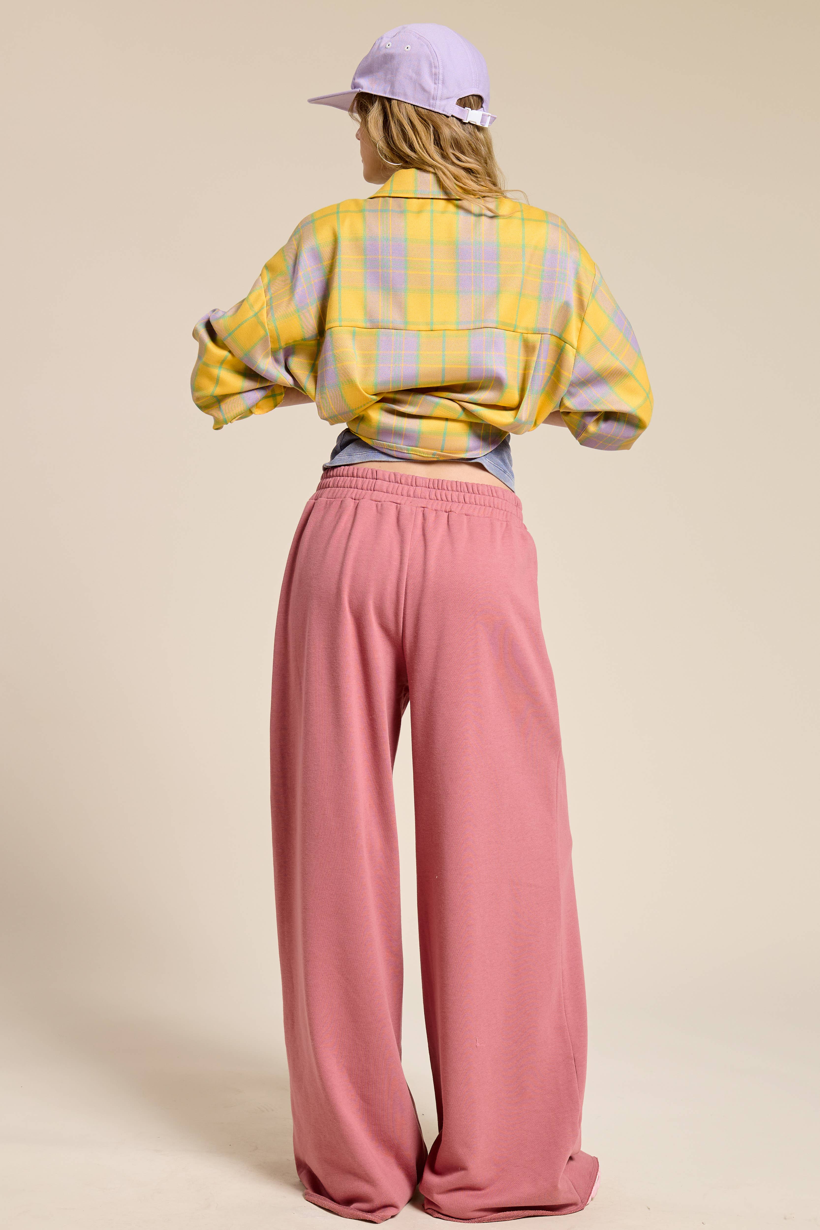 Mimosa - Wholesale Lounge Sweatpants/Joggers - Women's - Wide Leg Cotton Jogger Sweatpants14