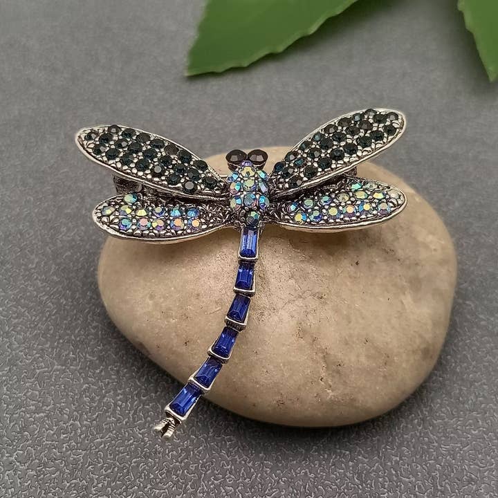 Mio Queena - Wholesale Brooch - Rhinestone Dragonfly Brooch