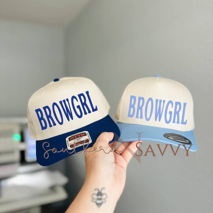 BROWGRL Embroidered Hat for wholesale by Southern N Savvy