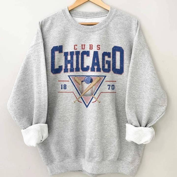 Vintage Chicago Baseball Crewneck Sweatshirt for wholesale by TheKingShirt