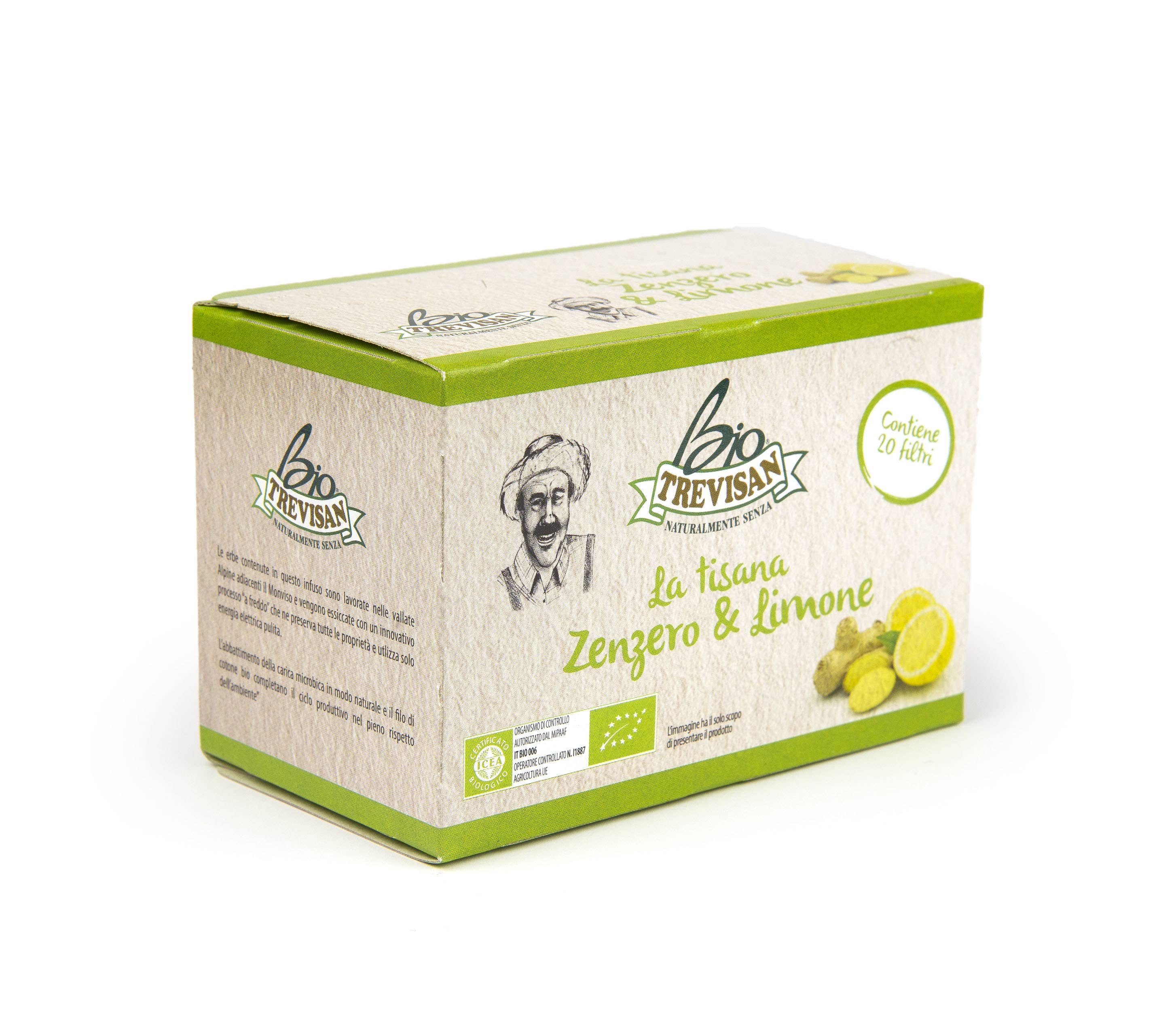 Wholesale Herbal Tea - Ginger and Lemon 20 BIO filters for your