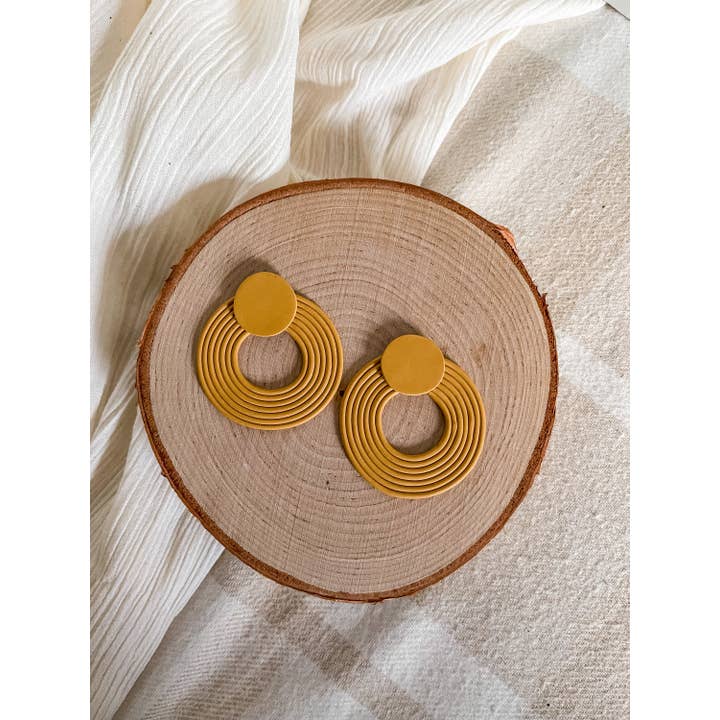 The Nothing Is Wasted Shop - Wholesale Dangle Earrings - Edna | Handmade Clay Earrings6