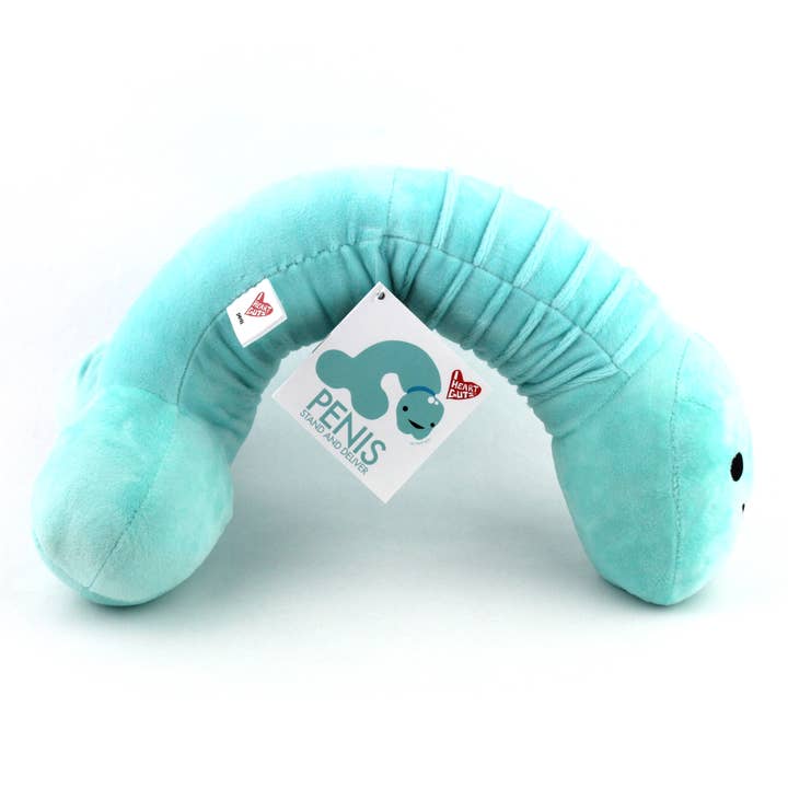 I Heart Guts | Organ Plushies Wholesale - Wholesale Gag Gift/Novelty Gift - Penis Neck Pillow With Foreskin Pocket11