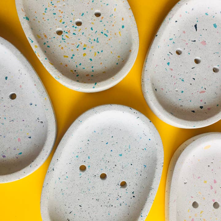 Terrazzo Soap Dish for wholesale by Rosie Glow