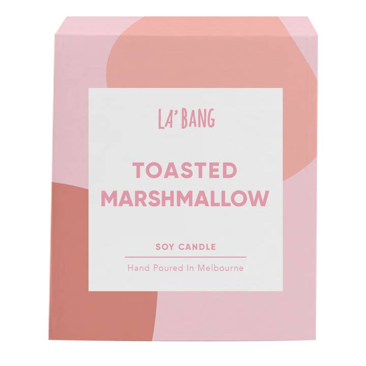 Vela con mecha de madera - Malvavisco tostado para venta al por mayor de La'Bang Body