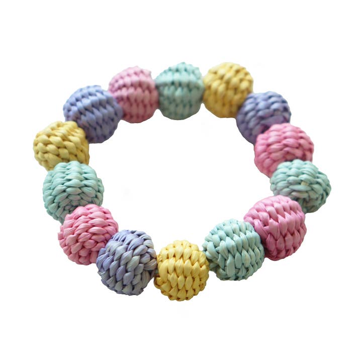 Cotton candy beads napkin ring for wholesale by Klatso