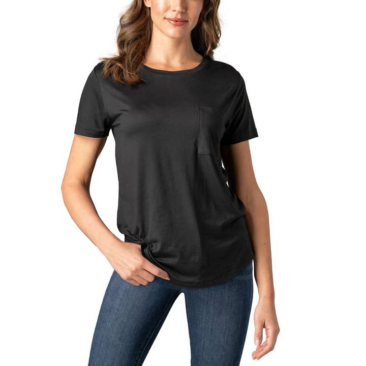 DM Merchandising - Wholesale T-Shirt - Women's - Allthreads Capsule Pocket Tee Open Stock