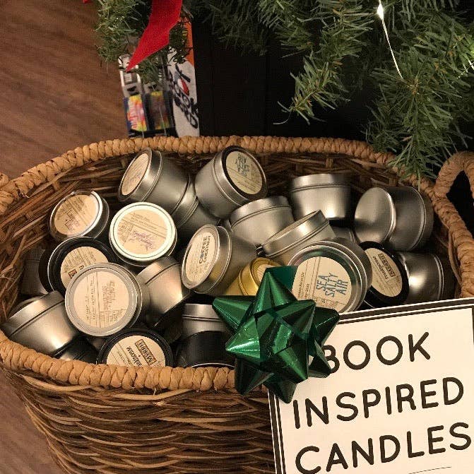 North Ave Candles - Wholesale Travel Candles - Mini Tins / book candles / sub box / bookstore sidelines4