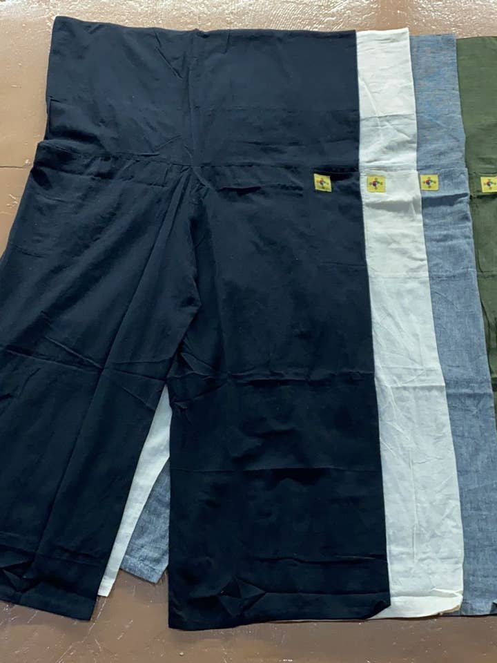 Thai Fisher Cargo Pocket Pants – Prepack of 4 Colors – Solid for wholesale by Katmandu Trading Co.