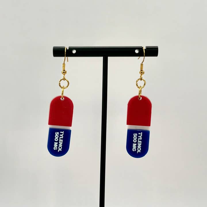 The Spooky Haus - Wholesale Dangle Earrings - Tylenol Earrings2