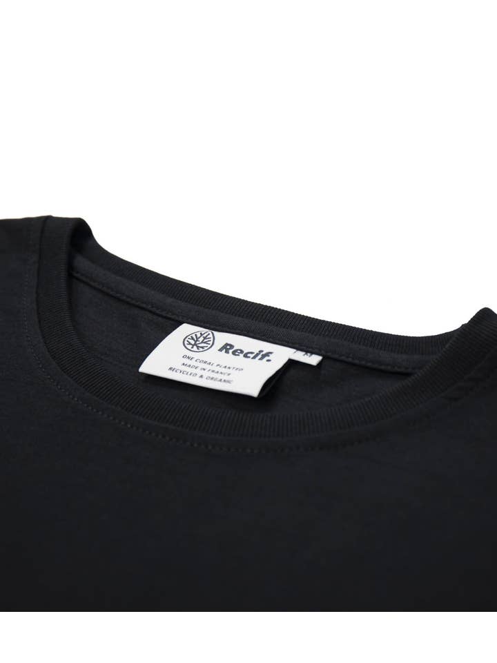 Recif. - Wholesale T-Shirt - Unisex - Recycled Pocket T-Shirt - Black2