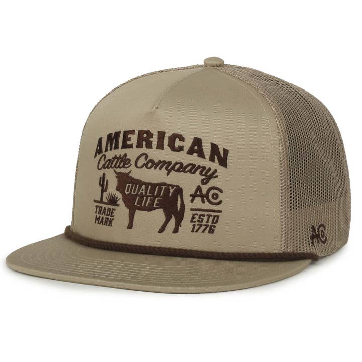 Bull Crest Hat for wholesale by American Cattle Co