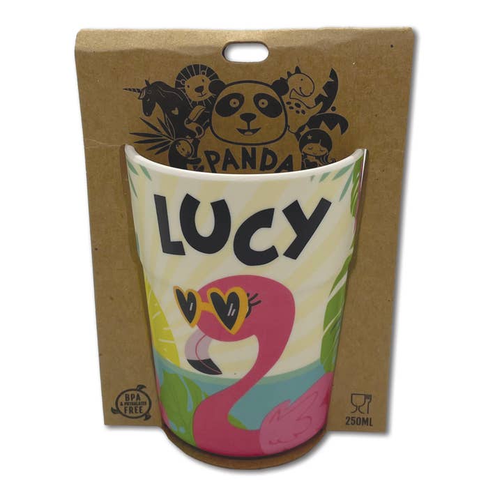 The H&H Group - Wholesale Drinking Glass/Cup - Kids & Baby - Panda Crew Cup - Lucy