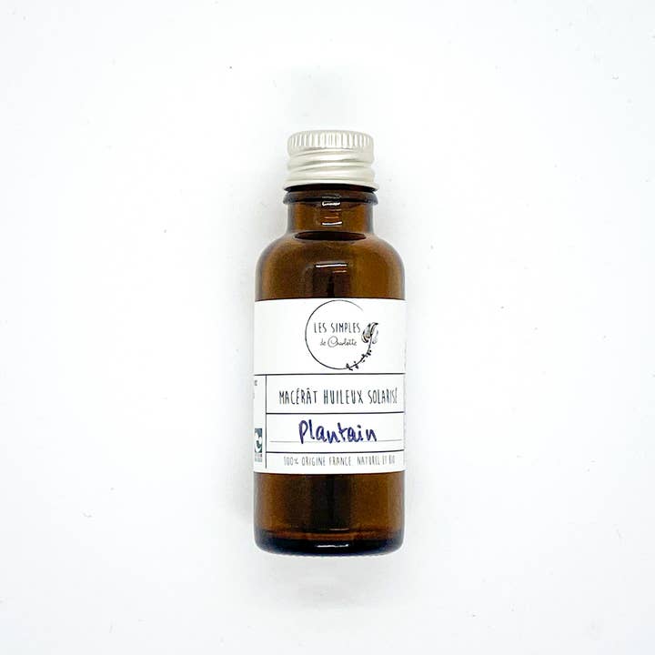 Les Simples de Charlotte – wholesale Bad- och kroppsolja – Solar Infunderad olja - groblad - 30 ml eller 100ml