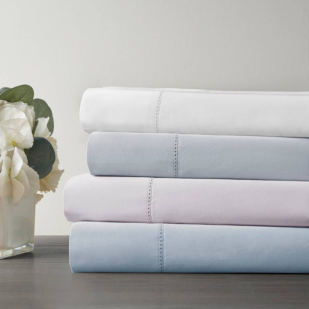 Olliix - Wholesale Sheet Set - 100% Egyptian Cotton 500 Thread Count Sheet Set, White11