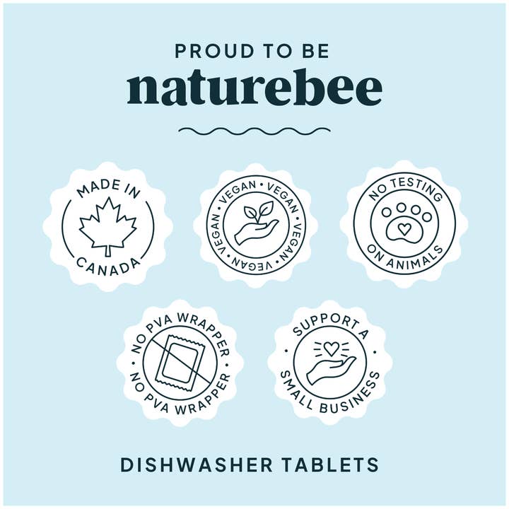 NATURE BEE - Wholesale Dish Soap - Dishwasher Tablets Lemon | MADE IN CANADA | Nature Bee6