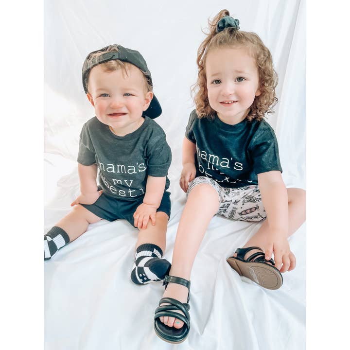 Mama'S My Bestie - Noir+Blanc pour la vente par Beck + Palm