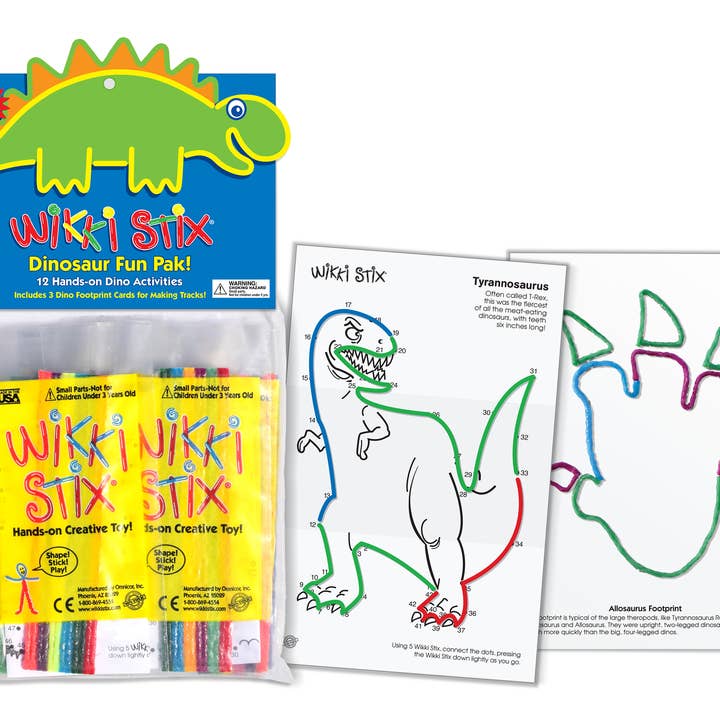 Dinosaur Activity Pak for wholesale by Wikki Stix