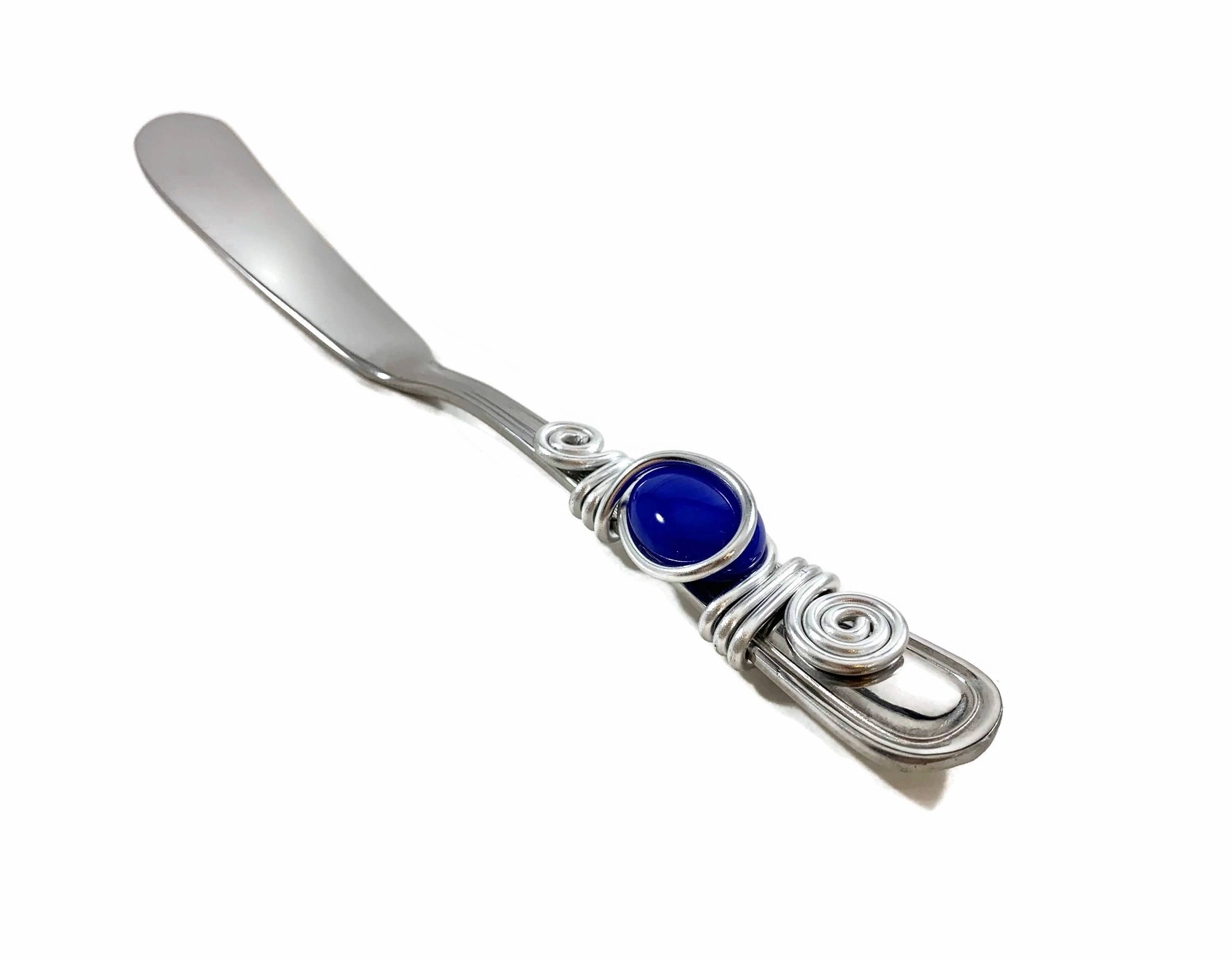 Swiddles Inc - Wholesale Cheese Spreader - Beaded Silverware Butter Knife, Cheese Spreader1