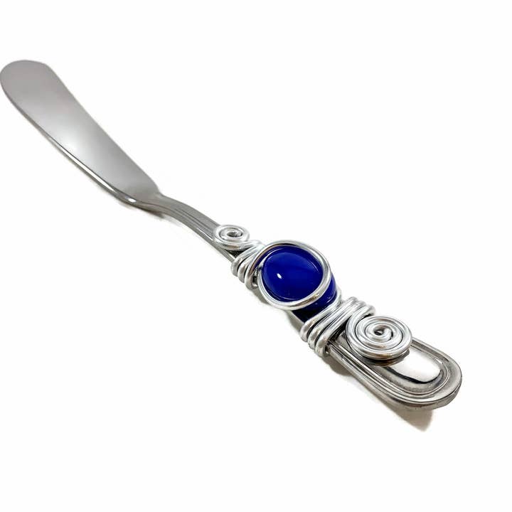 Swiddles Inc - Wholesale Cheese Spreader - Beaded Silverware Butter Knife, Cheese Spreader1