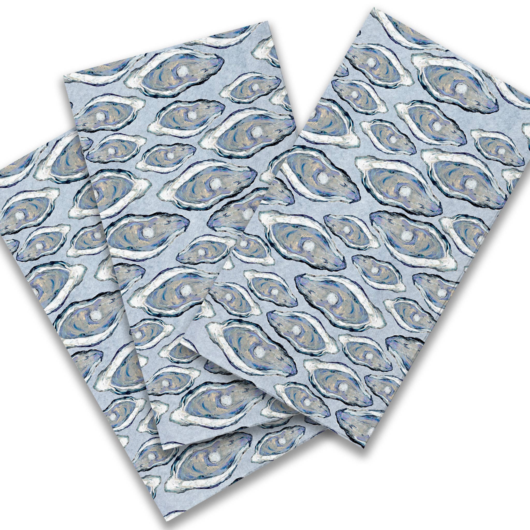 French Graffiti - Wholesale Disposable Napkin - Blue Oysters Guest Towel1