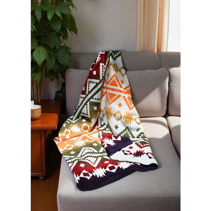 Earth Ragz - Wholesale Throw Blanket - TWIN REVERSIBLE JACQUARD BLANKET CERRITOS5