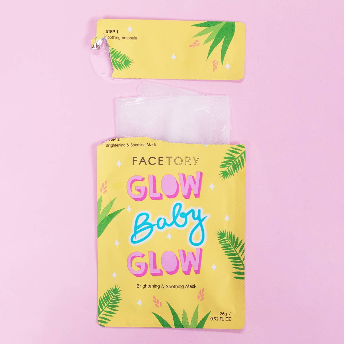 FaceTory - Wholesale Skincare Face Mask - Face Mask - K-Beauty - 2-Step Brightening - Glow Baby Glow4