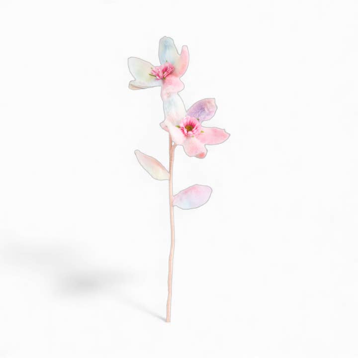 23in Double Rainbow Flower Stem for wholesale by December Diamonds