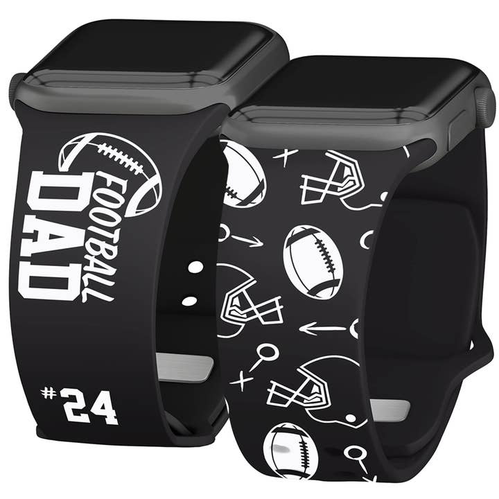 Fotbollspappa Anpassat HD Apple Watch-armband för wholesale av Affinity Bands