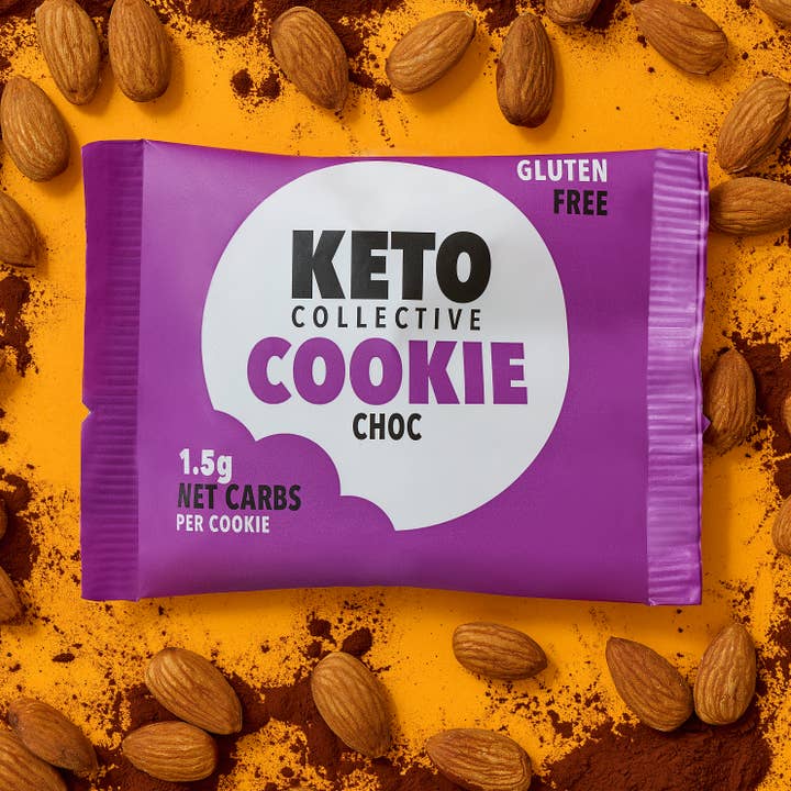 Keto Collective – Engroshandel Cookie – KETO COOKIES - CHOK 1,5g NETTO KULHYDRATER - 30g COOKIE x12