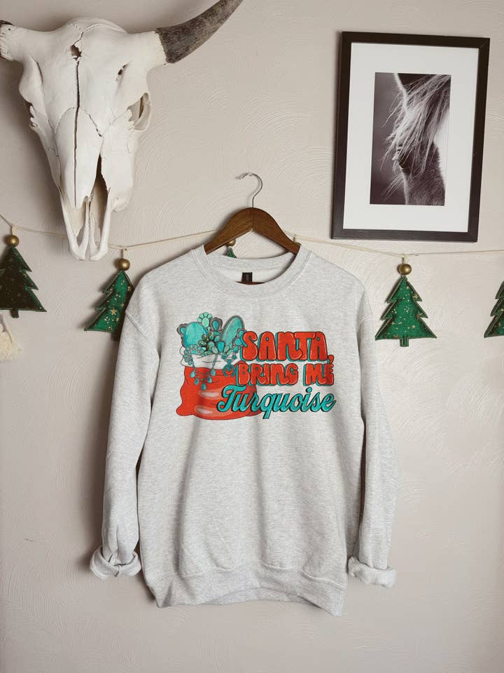 SANTA, BRING ME TURQUOISE for wholesale by The Walking A