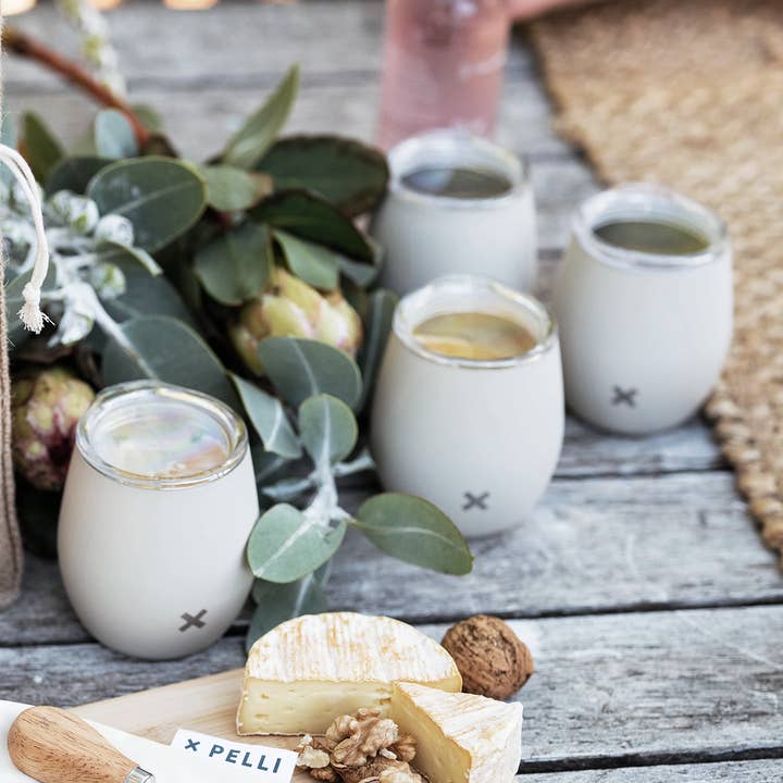 Pelli Bags - Wholesale Insulated mug/tumbler - Sip and Dip Insulated Wine Tumblers - Four Person1