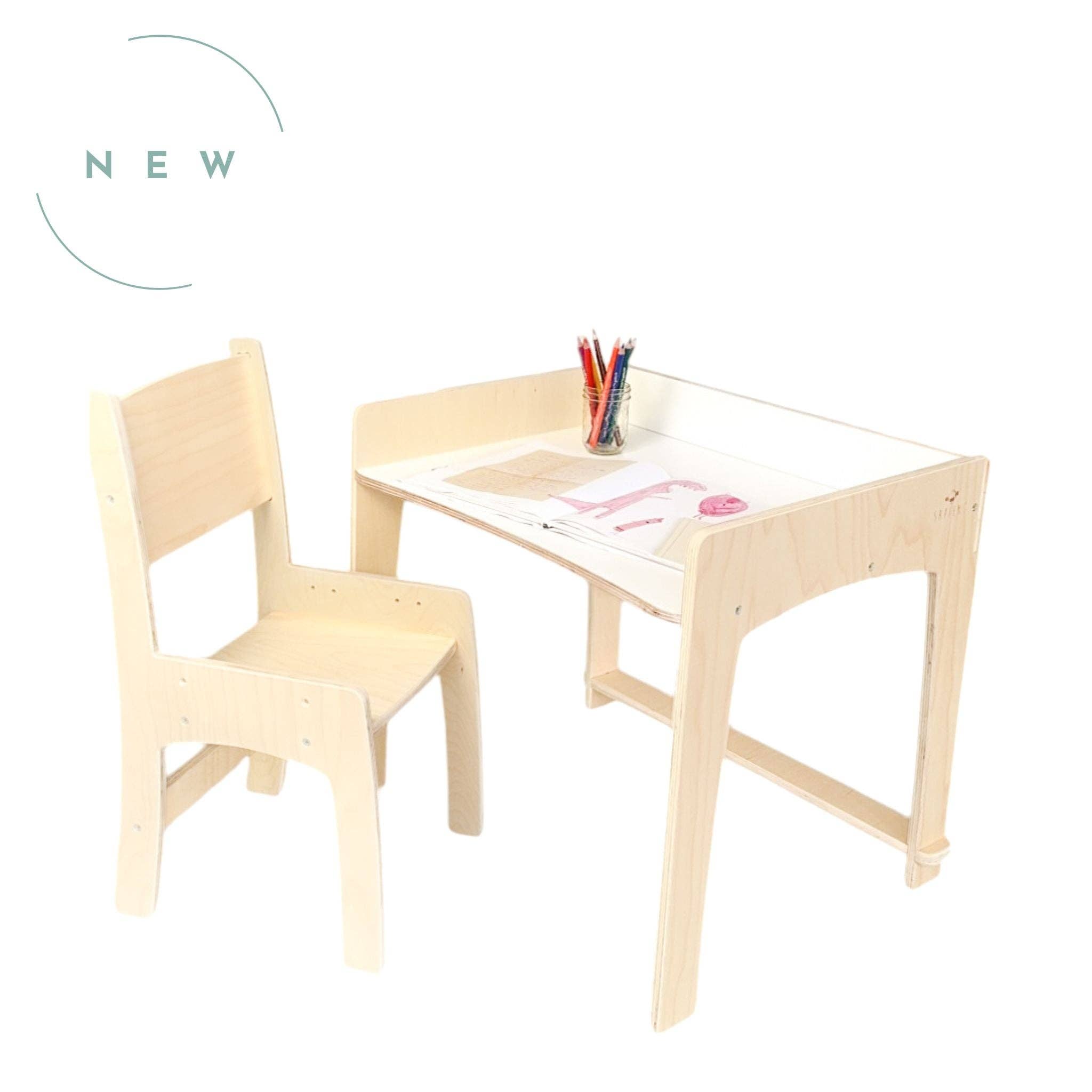 Sapiens Child - Wholesale Desk Set - LUMEN - Big Kid Desk & Chair | Adjustable Height Study Table2