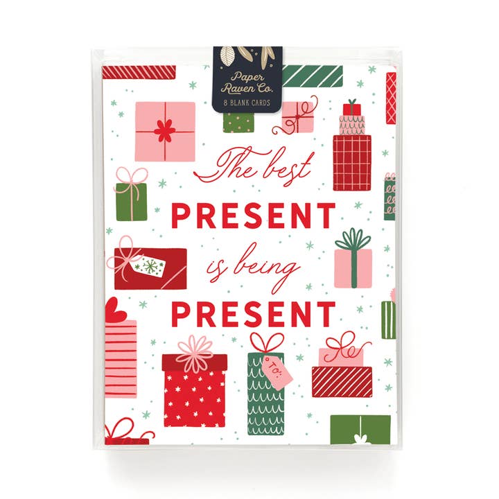 The Best Present Card - Box Set of 8 for wholesale by Paper Raven Co.