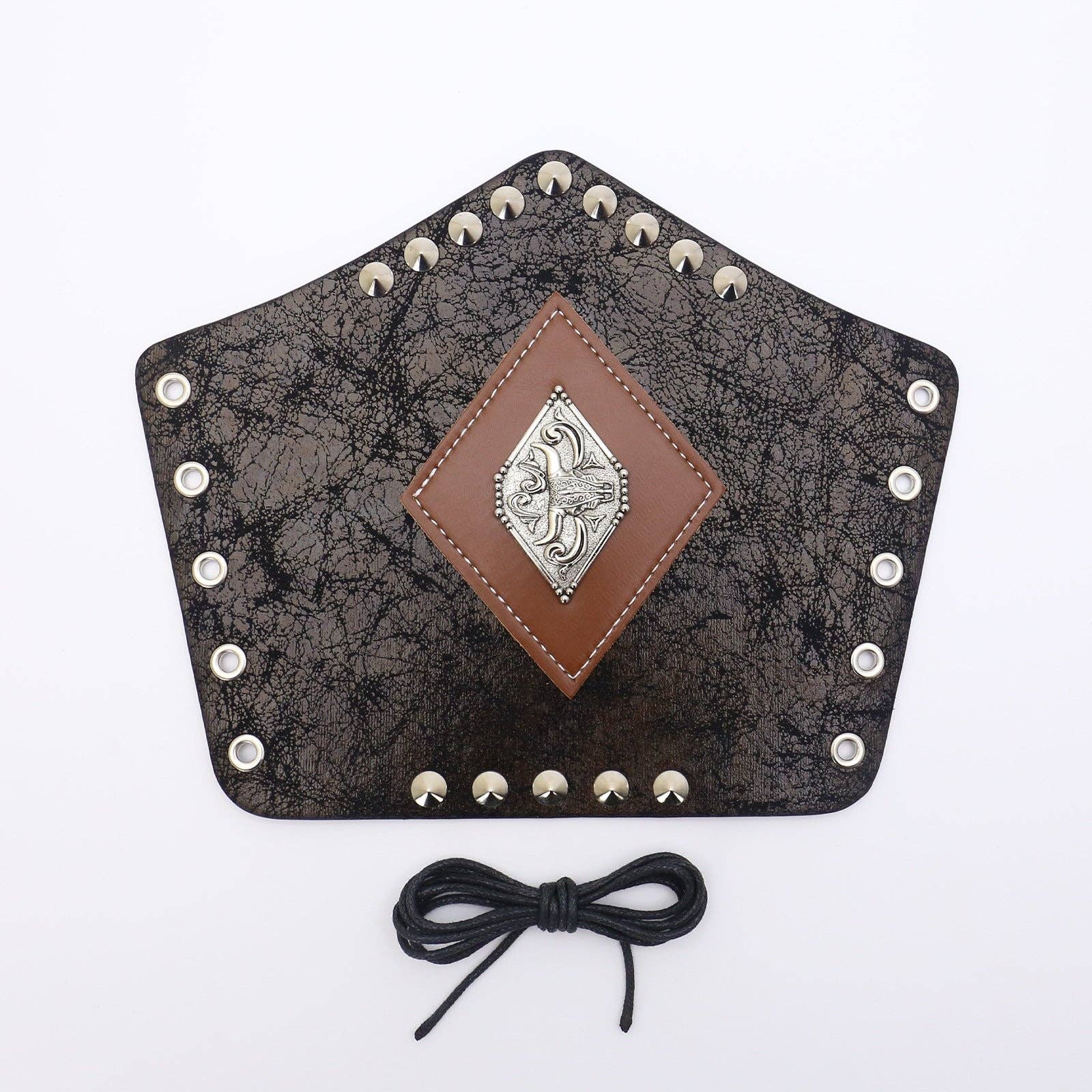 SALINA TRADING INC - Wholesale Costume – Women's - Medieval Leather Wrist Cuffs Retro Punk Arm Guards Festival Costume Accessories43