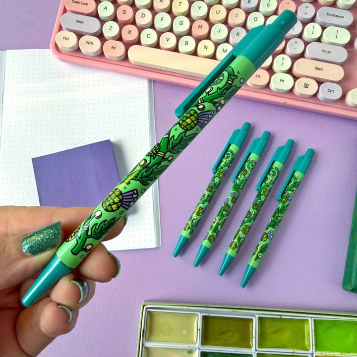 Stacey McEvoy Caunt – wholesale Pen – Thistle Pattern Ballpoint Pen2