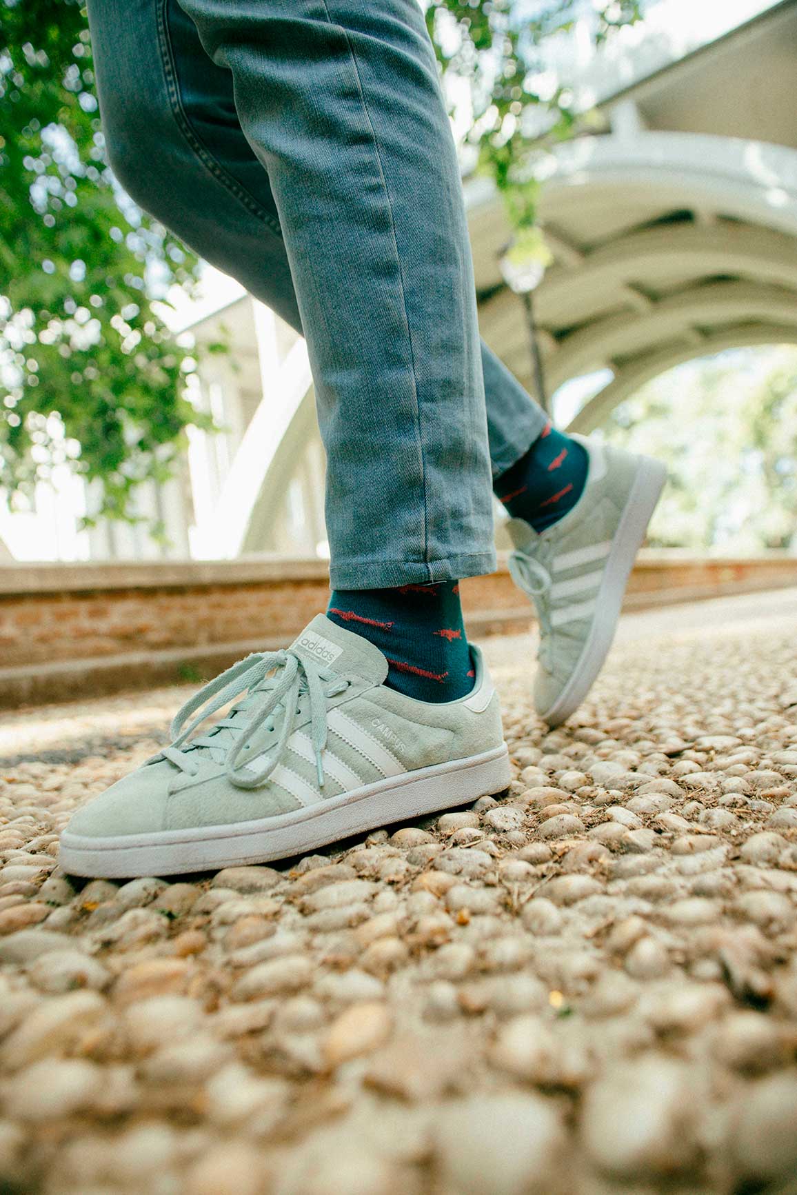 Naïve - Wholesale Socks - Unisex - TURQUOISE SHARK1