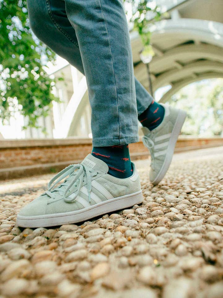 Naïve - Wholesale Socks - Unisex - TURQUOISE SHARK1