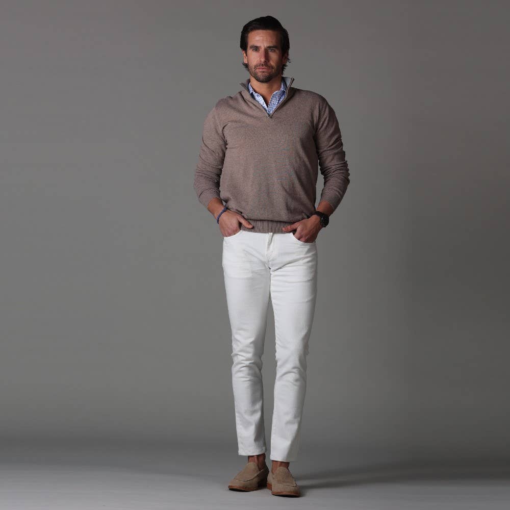 Collars & Co. - Wholesale Polo - Men's - Semi-Spread Collar Polo Blue Tattersall1