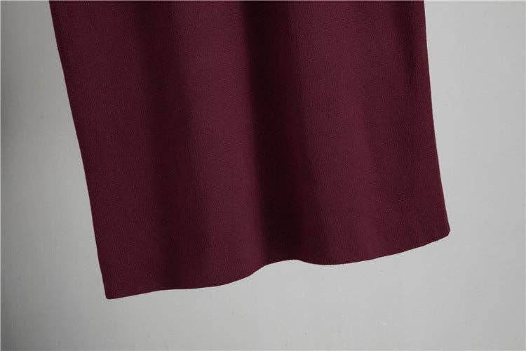 Marayn - Vente Robe – femme - Ensemble robe en maille avec cardigan et strass chic pour femmes15