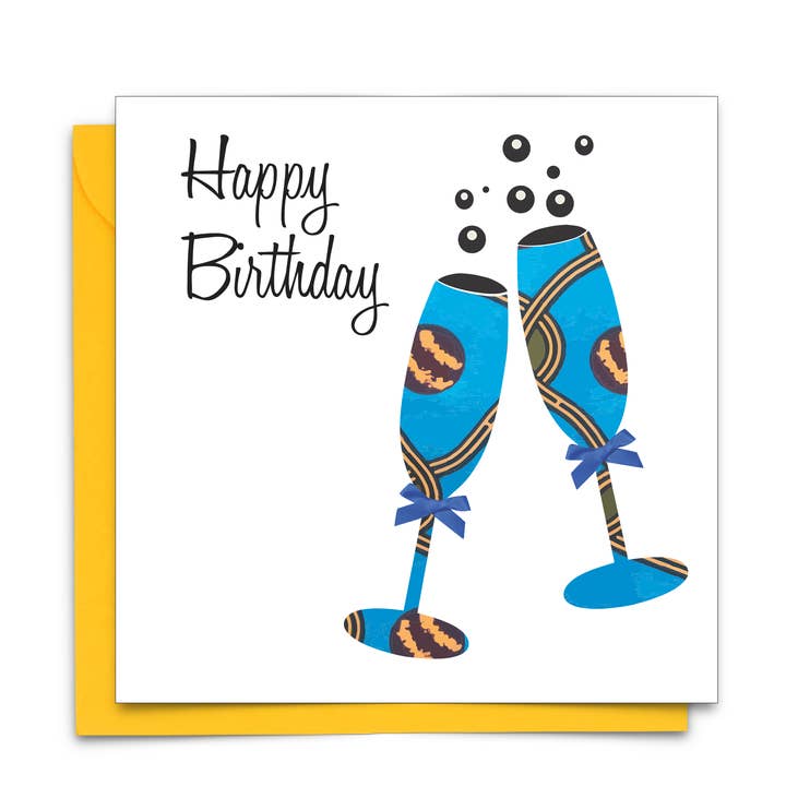 AfroTouch Design – wholesale Birthday card – Afro Cheers2