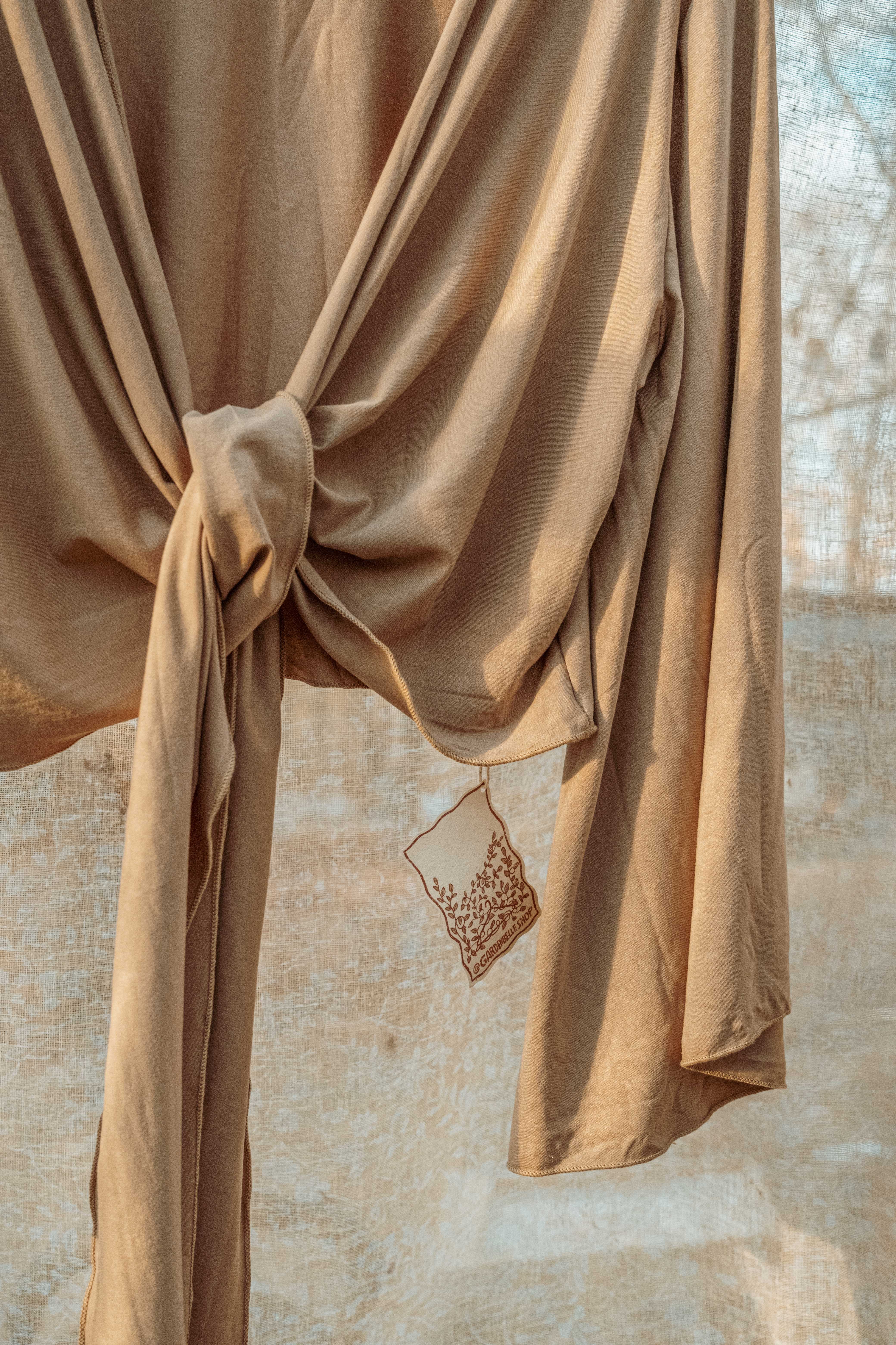 Gardenbelle Shop - Vendita all'ingrosso Camicetta - Donna - Top avvolgente yoga boho a maniche svasate OrganicEcoVero comodo20