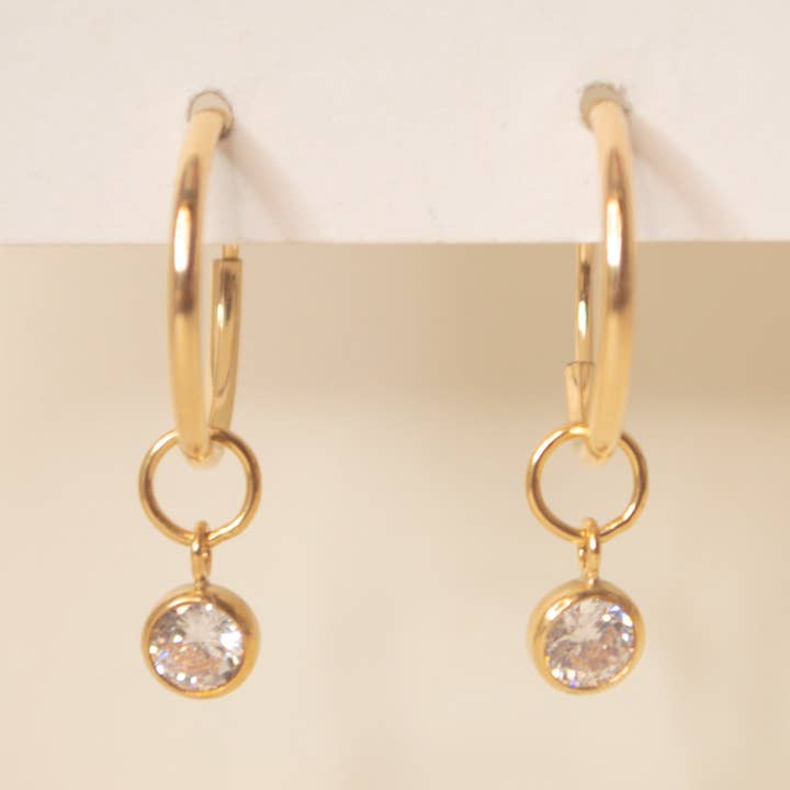 Aro Infinito con Colgante de Cristal para venta al por mayor de Syd Squared Jewelry