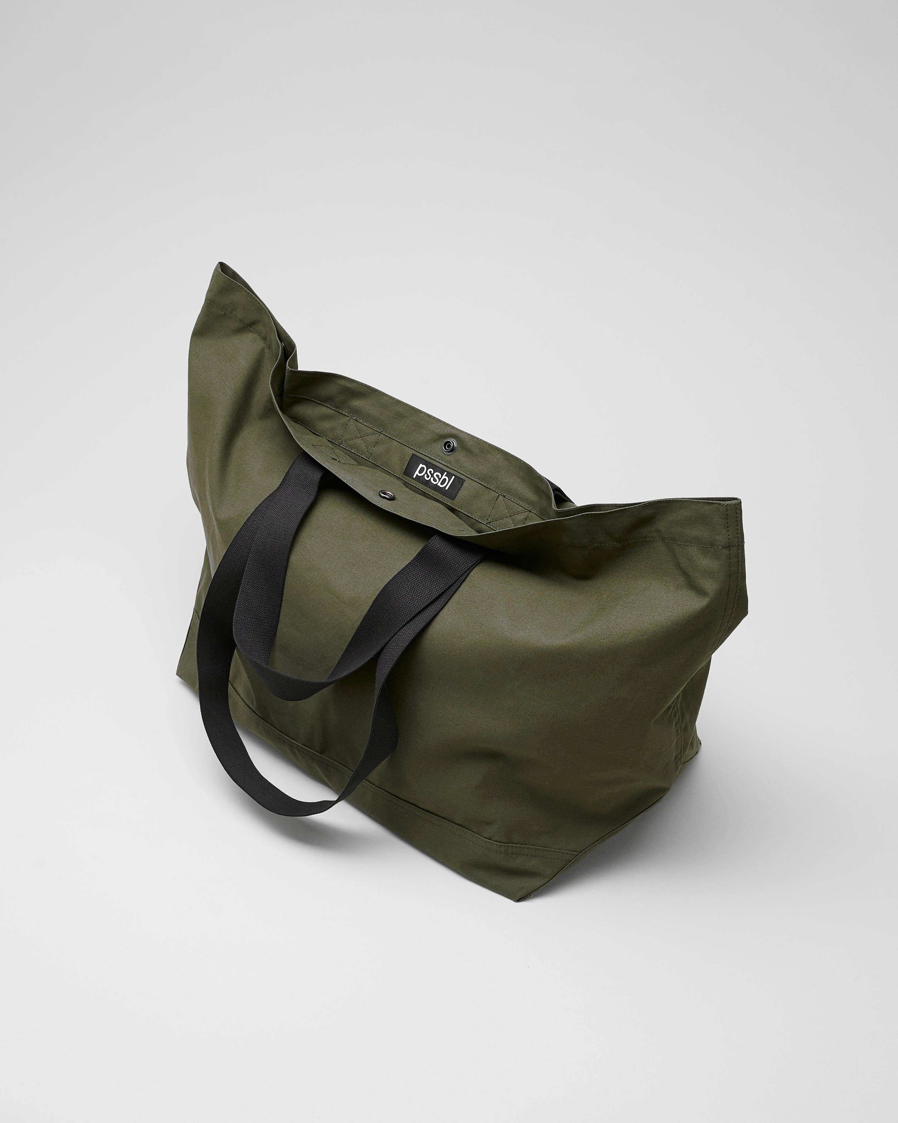 PSSBL - Wholesale Tote Bag - Women's - The Shopper olive1